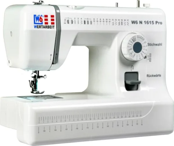 W6 N1615 Freiarm-Nähmaschine, 17 Programme, W6